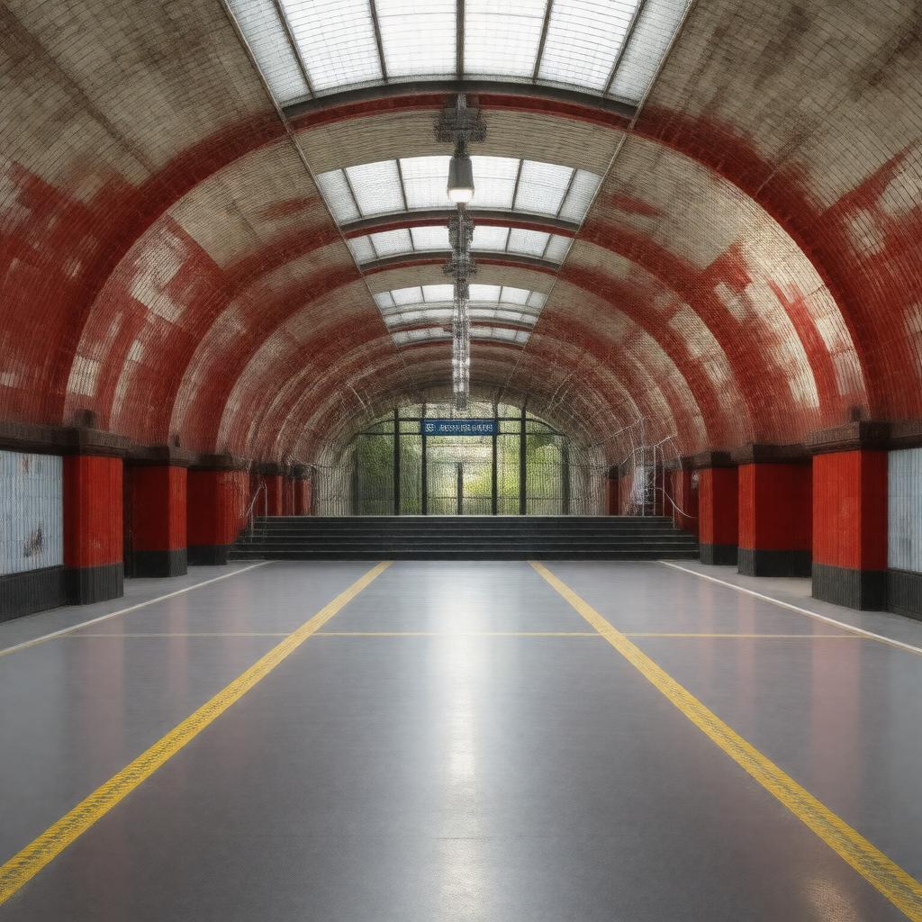 AI-created image of Regent's Park tube station
