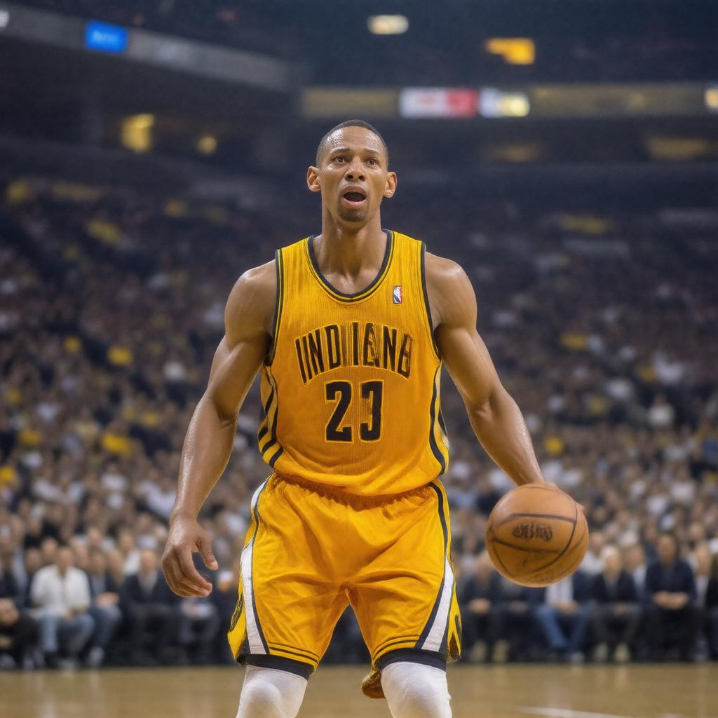 AI-created image of Reggie Miller