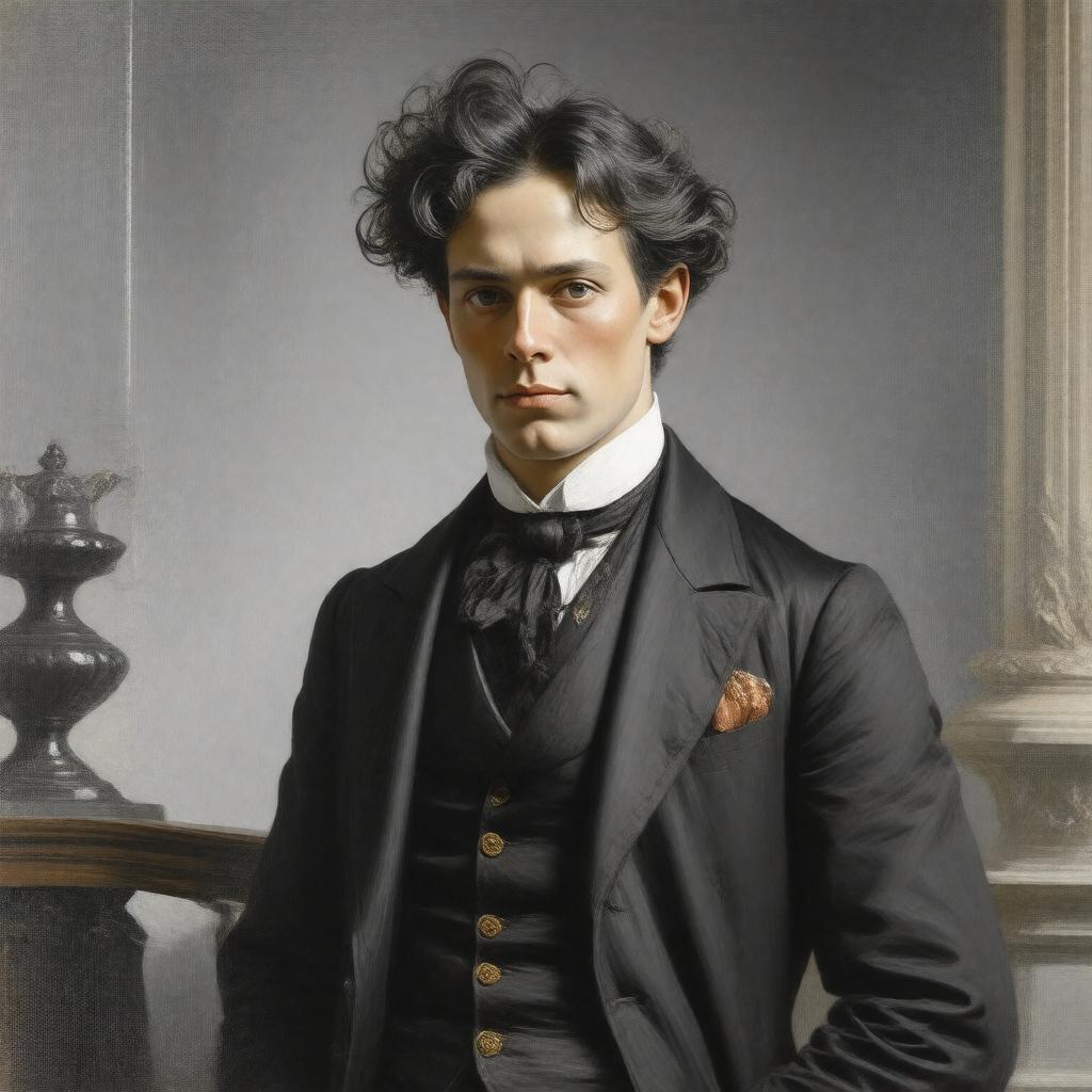 AI-created image of Reggie Turner (in Wilde)