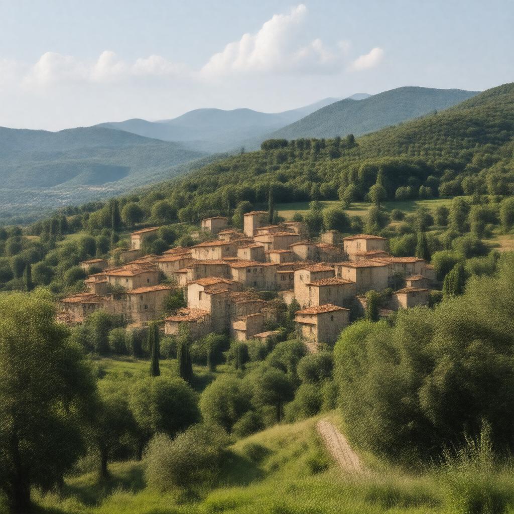 AI-created image of Reggiolo, Italy