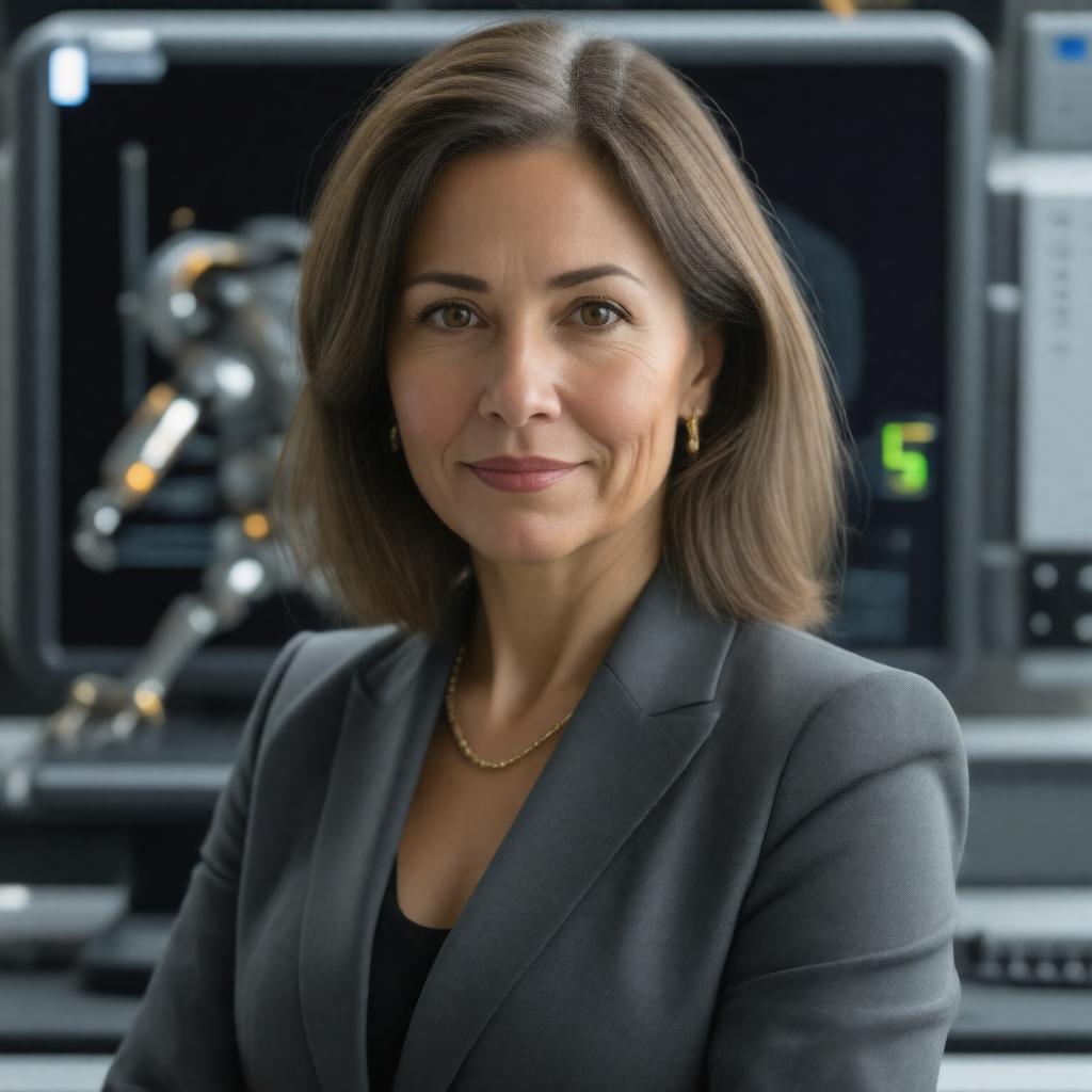 AI-created image of Regina E. Dugan