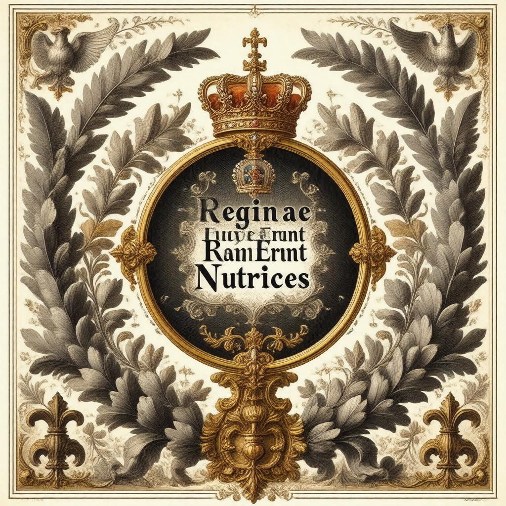 Click to view larger image AI-created image of Reginae Erunt Nutrices Tuae