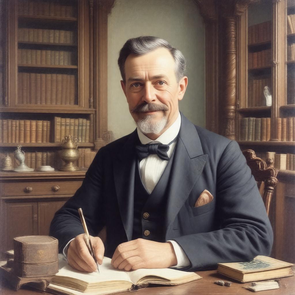 AI-created image of Reginald Hargreaves