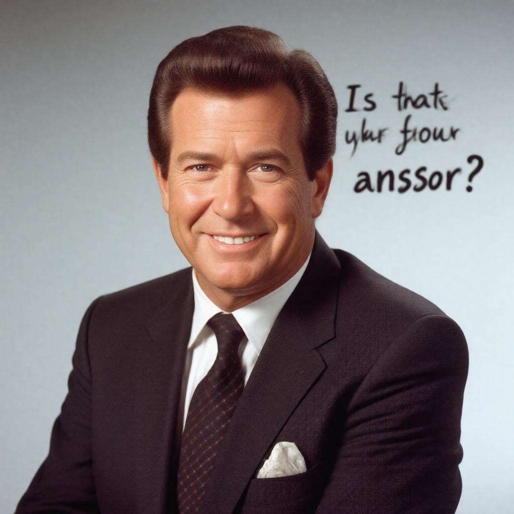 AI-created image of Regis Philbin
