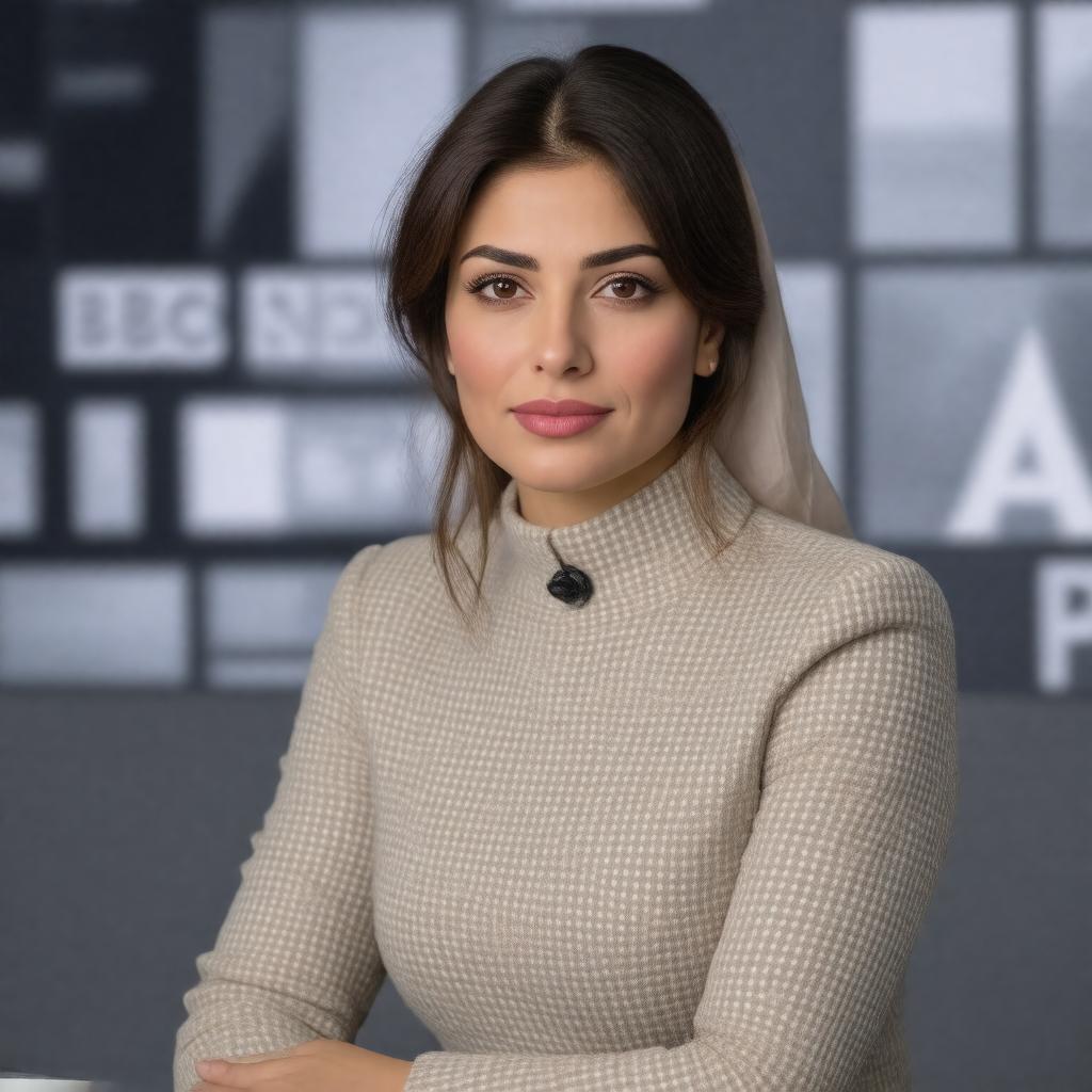 AI-created image of Reham Khan