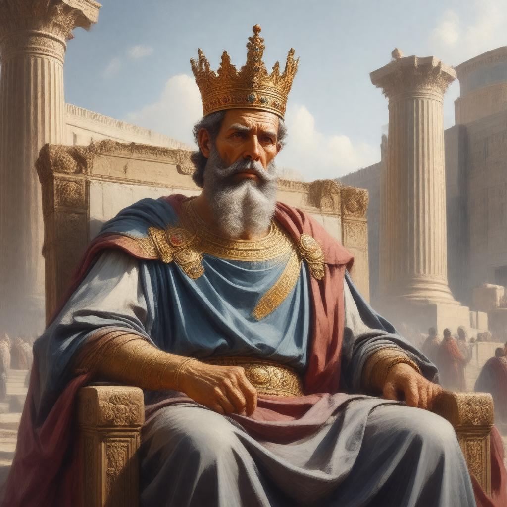 AI-created image of Rehoboam