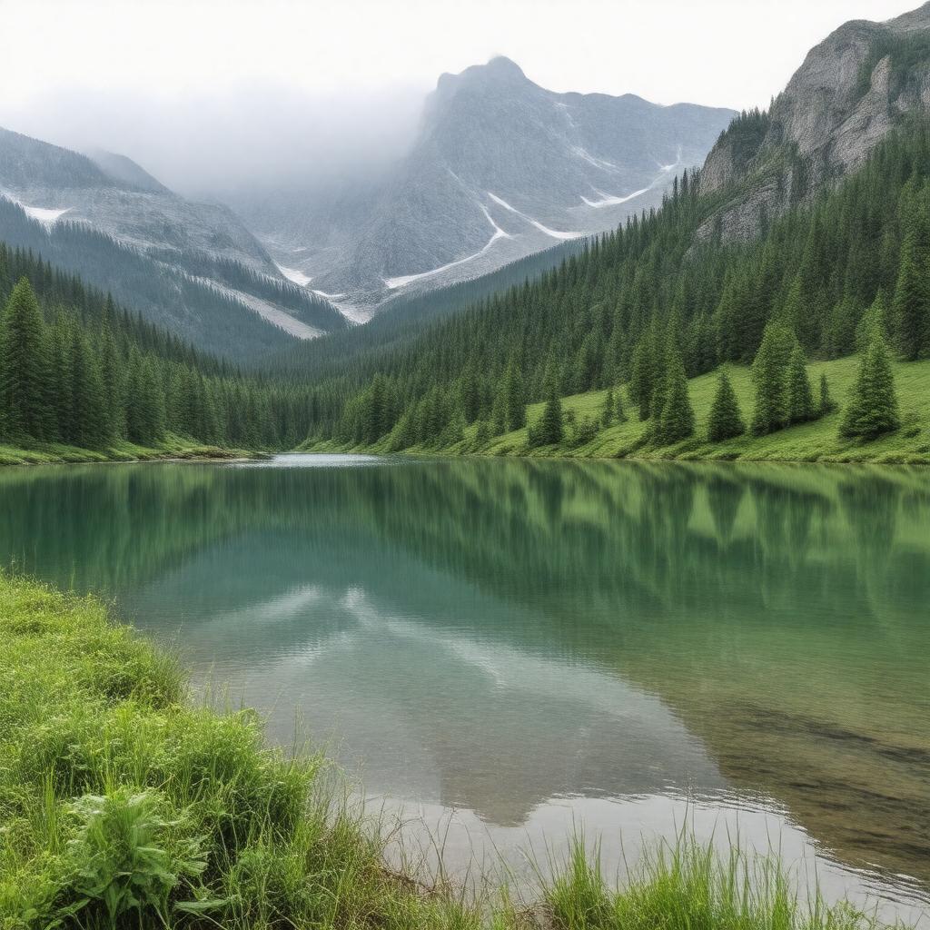 AI-created image of Reid Glacier