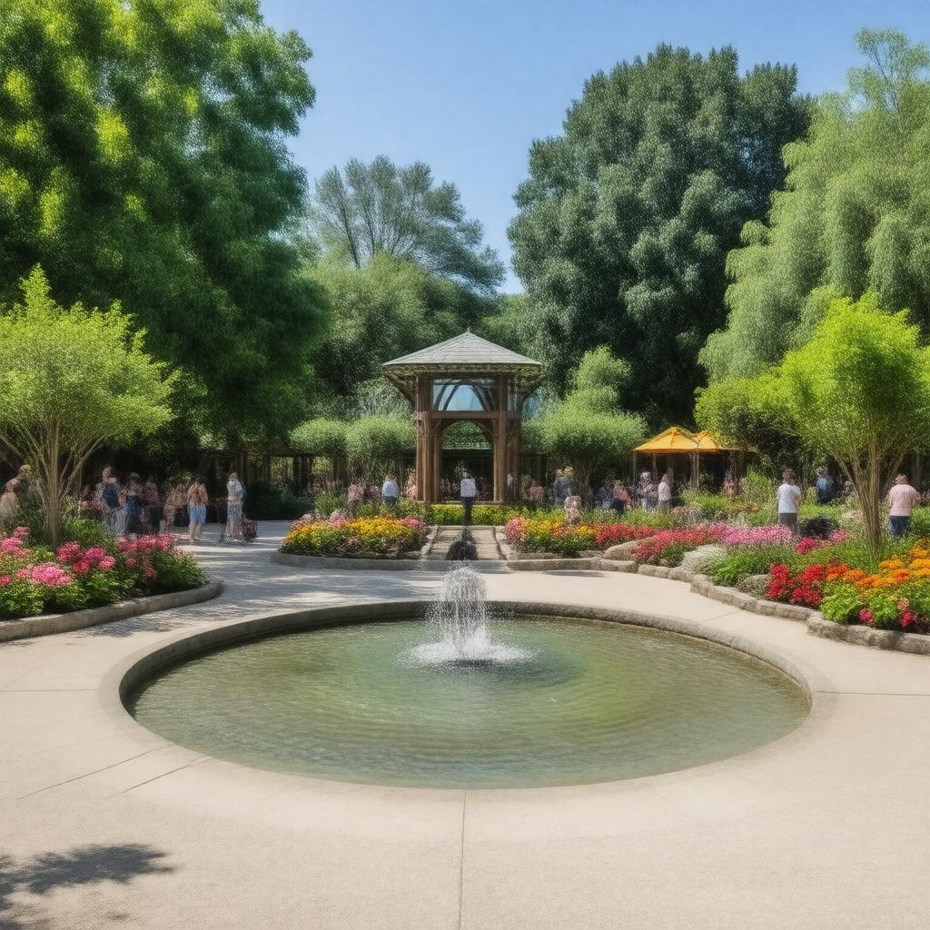 Click to view larger image AI-created image of Reiman Gardens