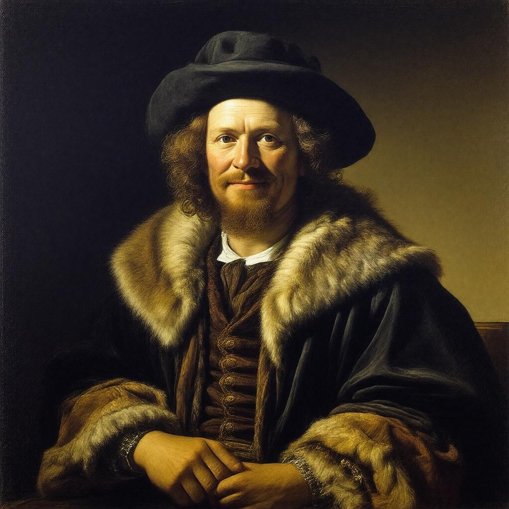 AI-created image of Rembrandt van Rijn