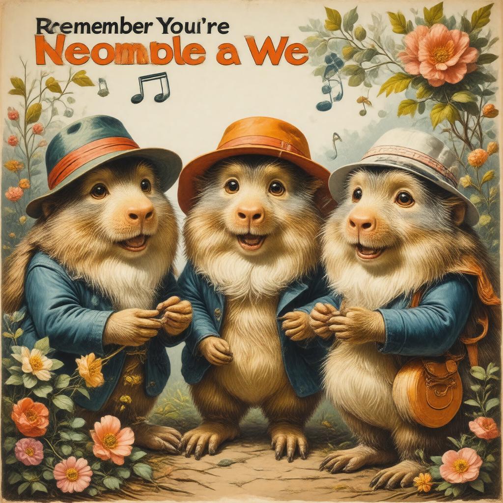 AI-created image of Remember You're a Womble