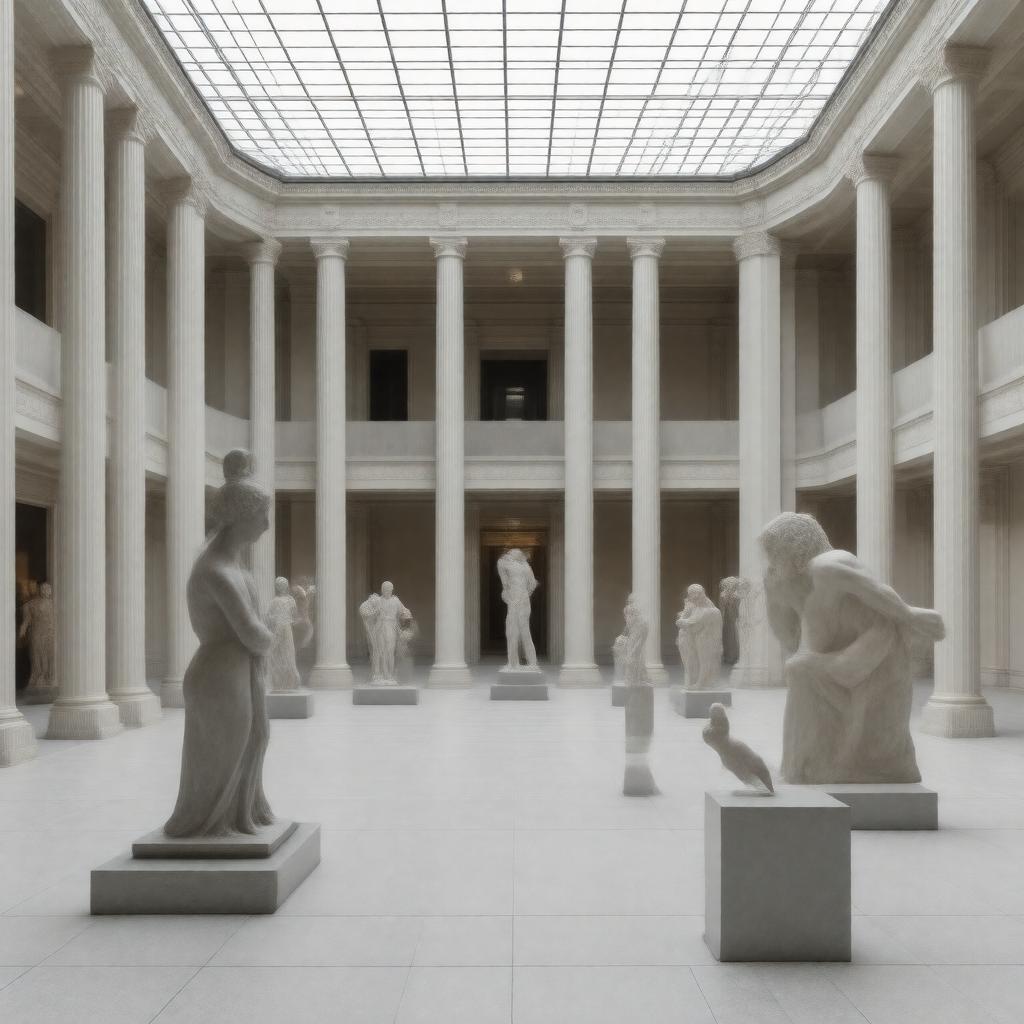 AI-created image of Remis Sculpture Court