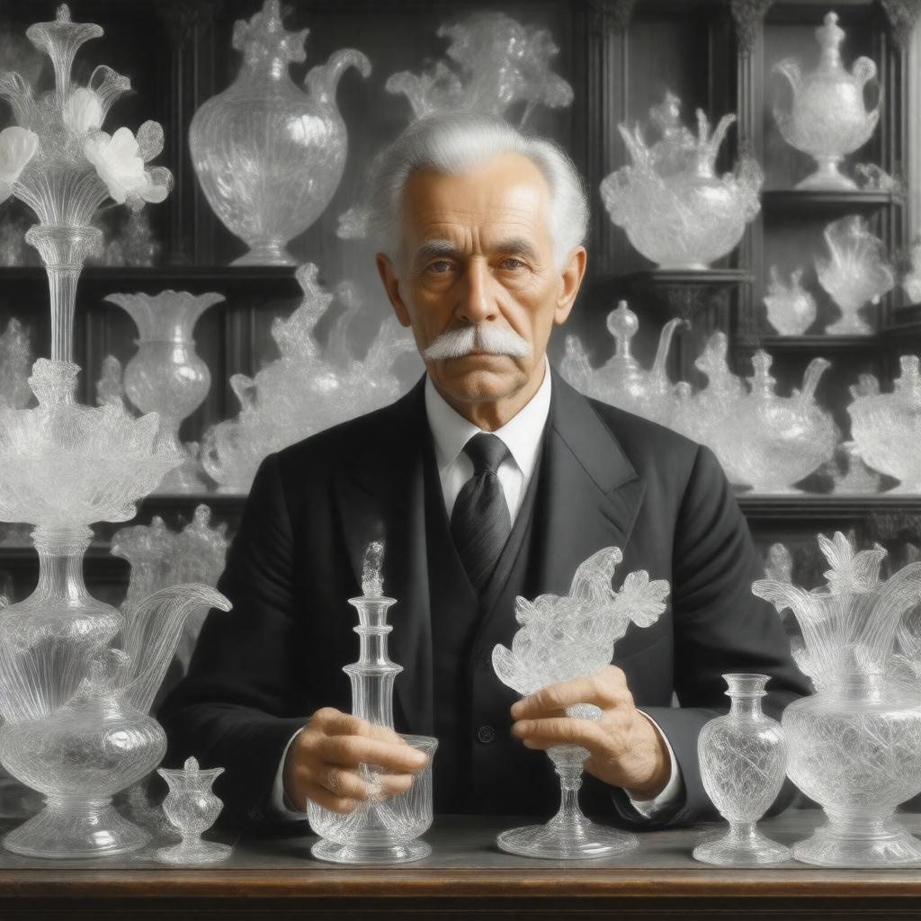 AI-created image of René Lalique