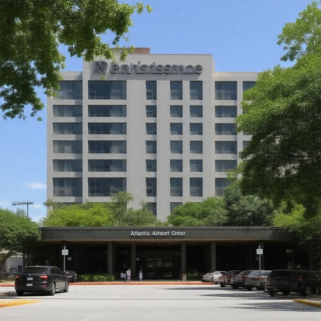 AI-created image of Renaissance Atlanta Airport Gateway Hotel