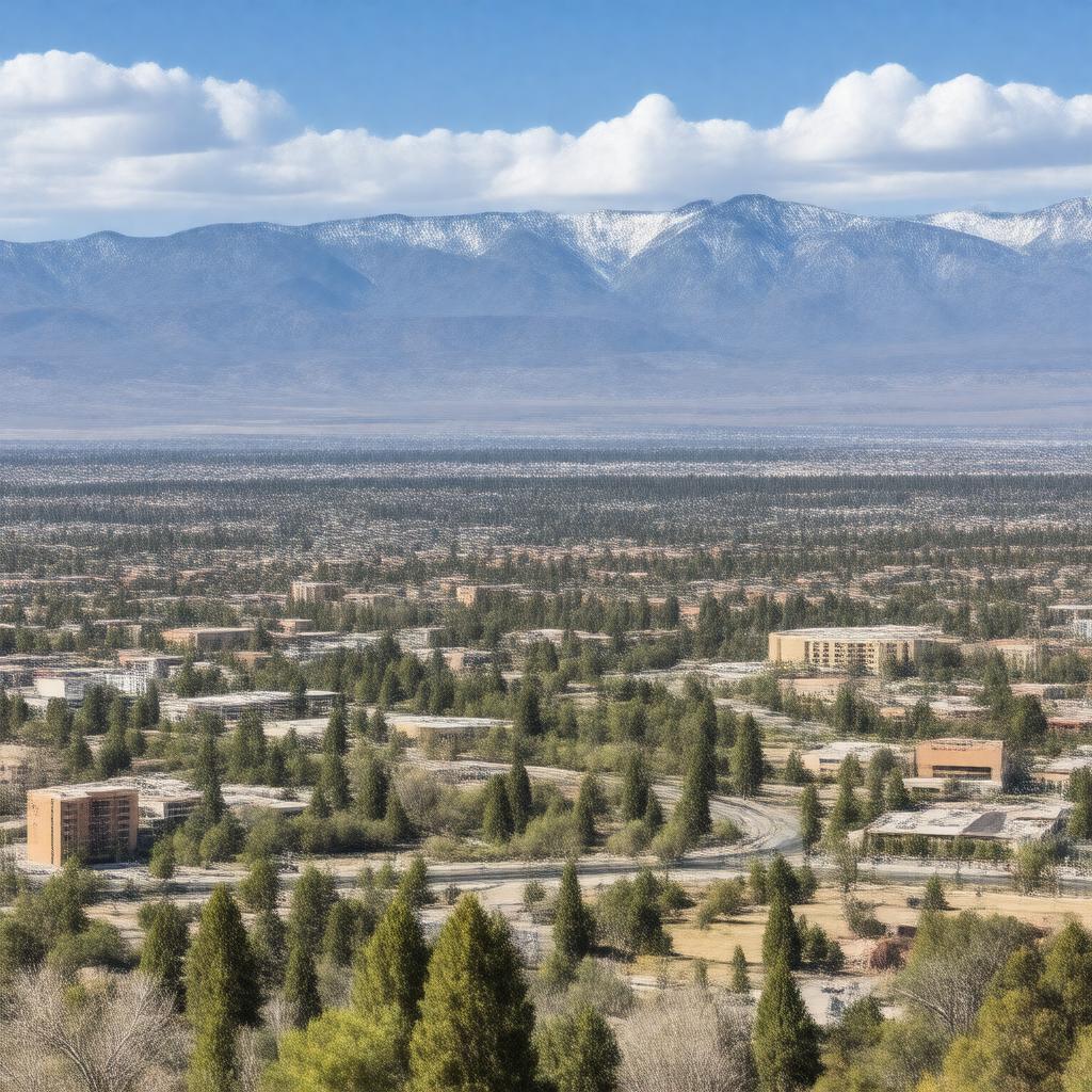 AI-created image of Reno–Sparks metropolitan area