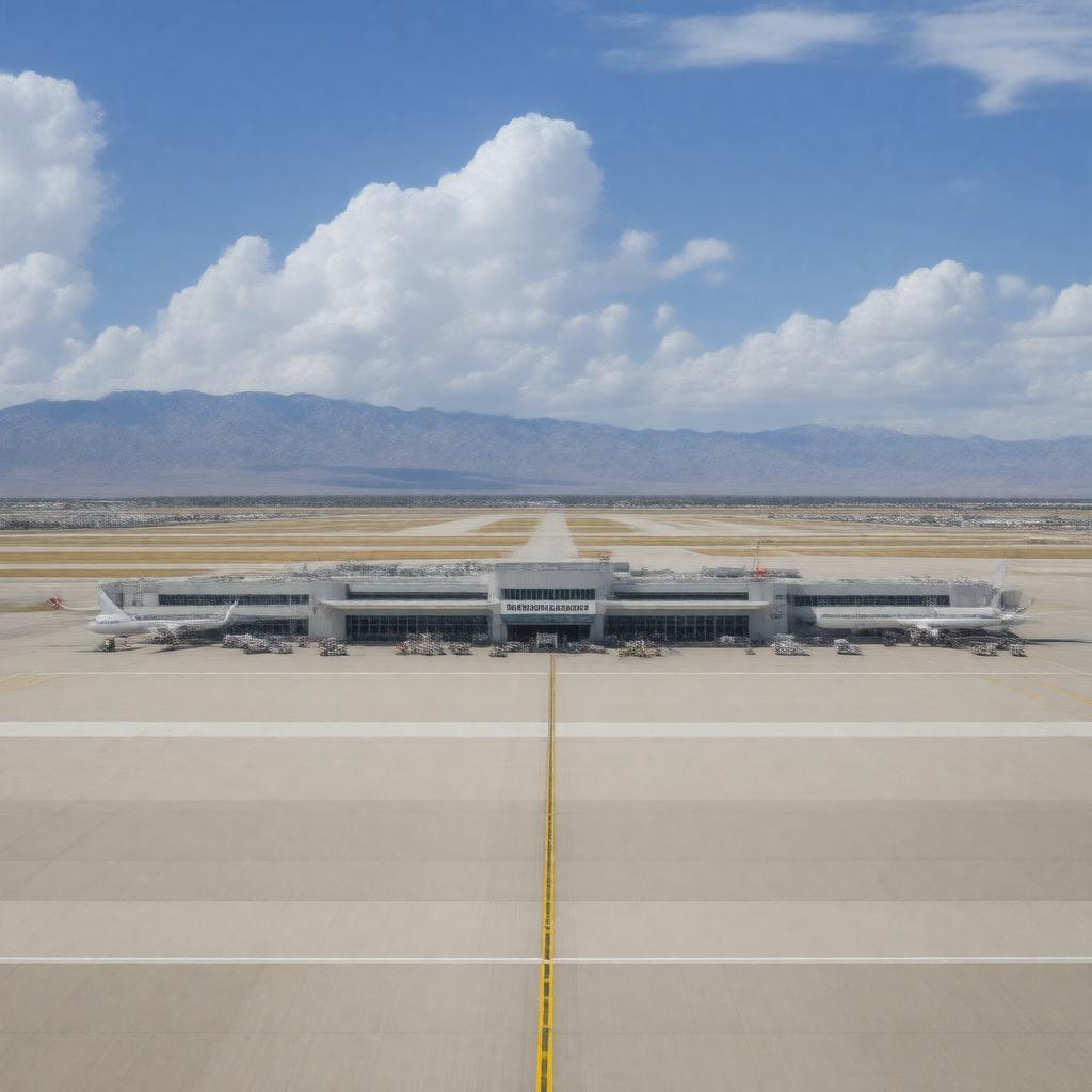 AI-created image of Reno–Tahoe International Airport