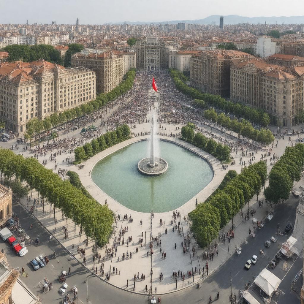 Click to view larger image AI-created image of Republic Square