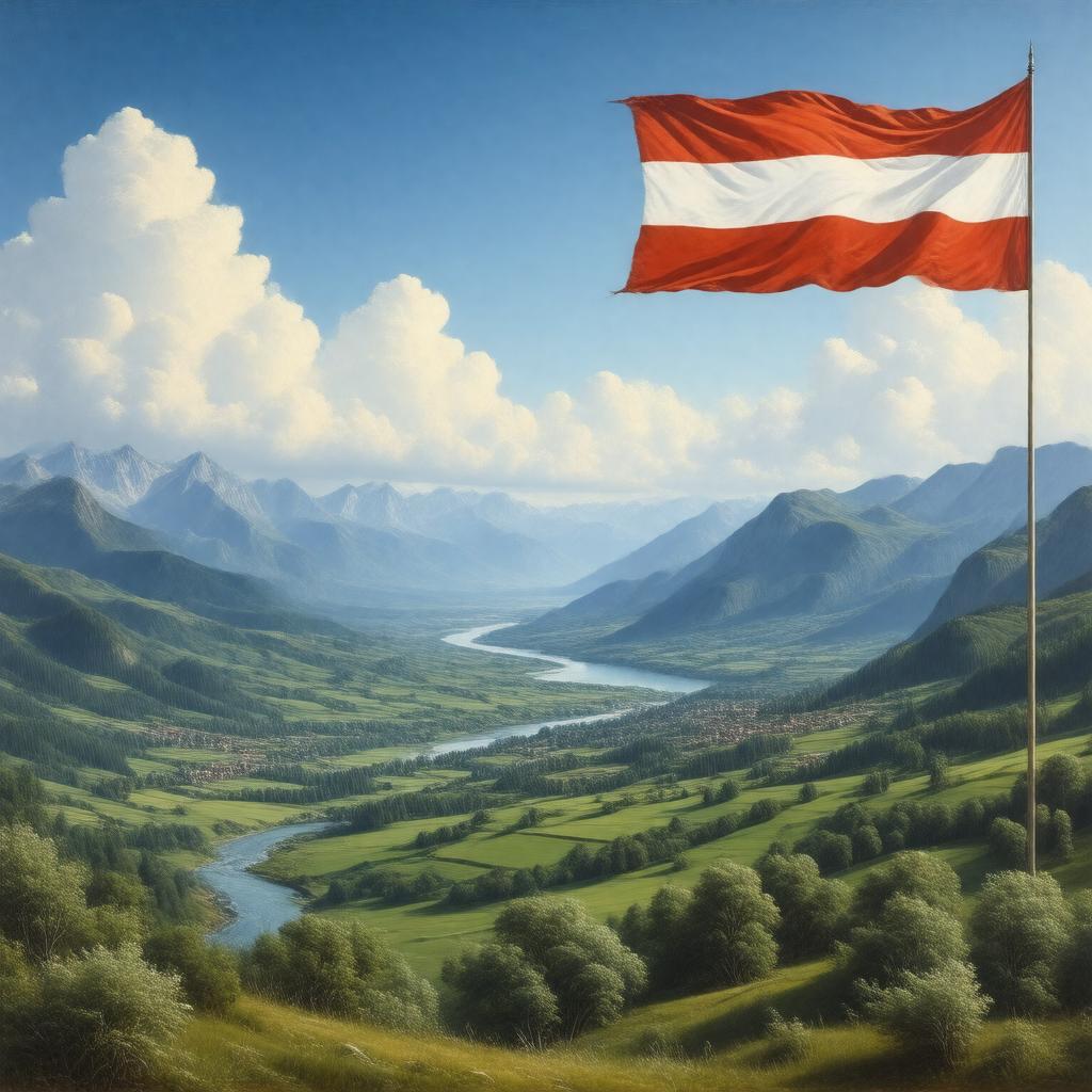 AI-created image of Republic of Serbia