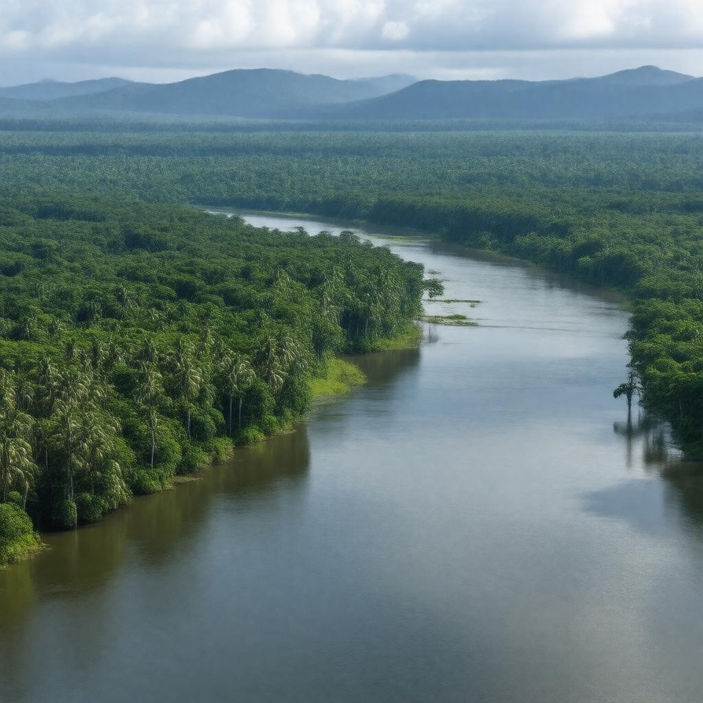 AI-created image of Republic of Suriname