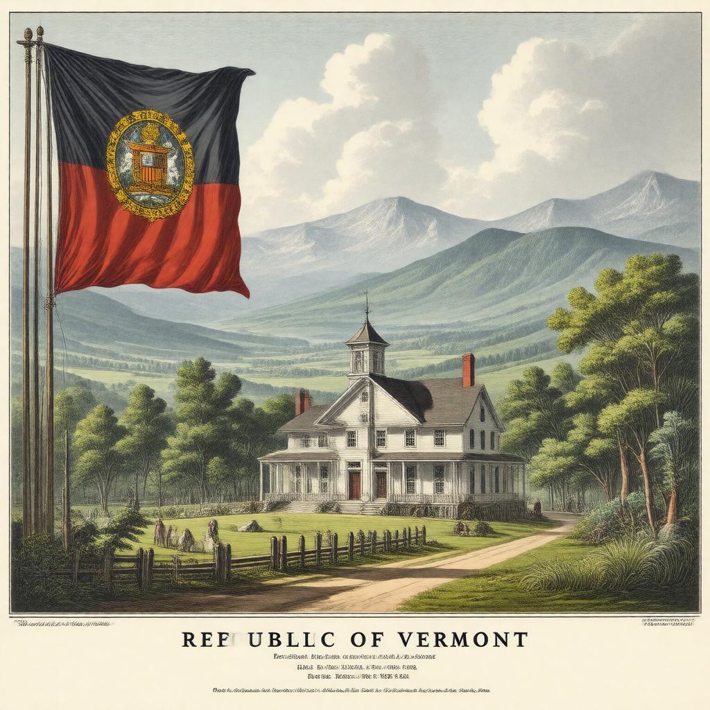 AI-created image of Republic of Vermont