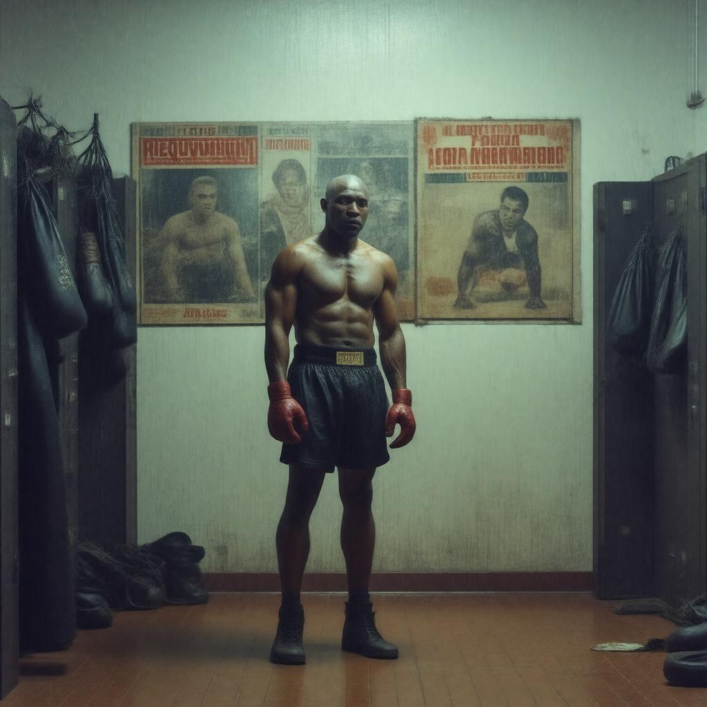 AI-created image of Requiem for a Heavyweight