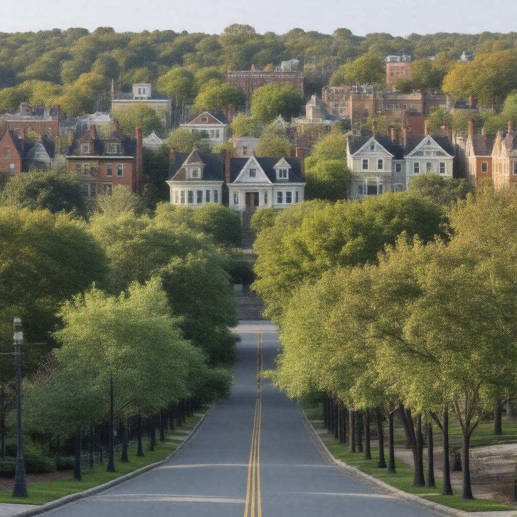 AI-created image of Reservoir Hill