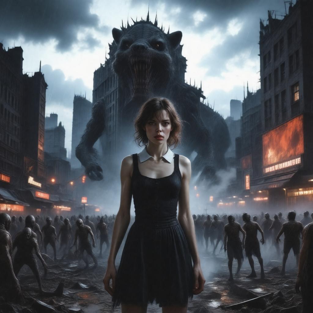 AI-created image of Resident Evil film series