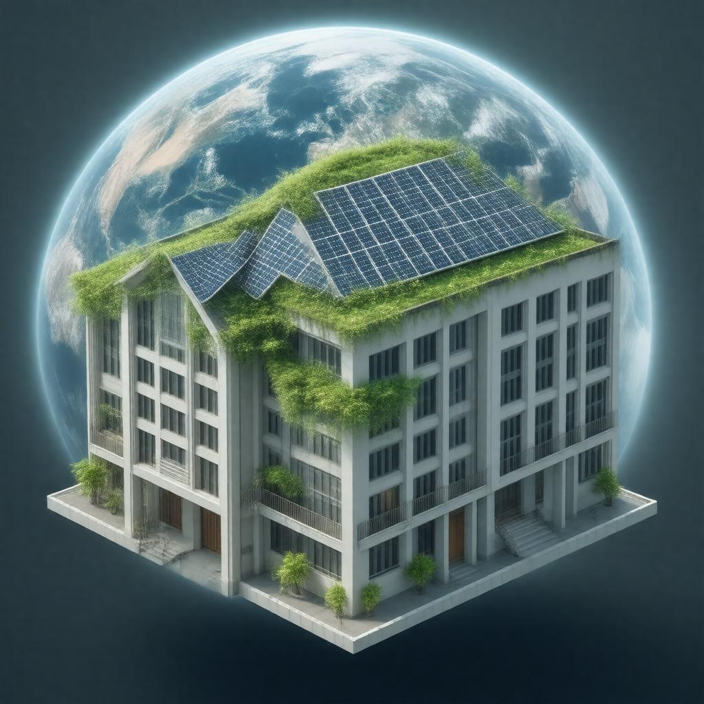 Click to view larger image AI-created image of Resilience and Sustainability Facility