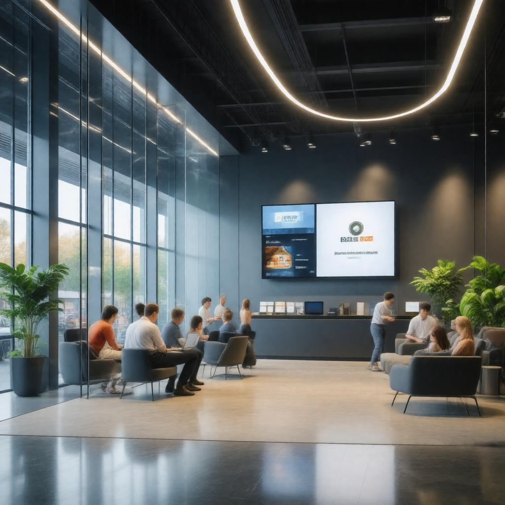 AI-created image of Retail bank