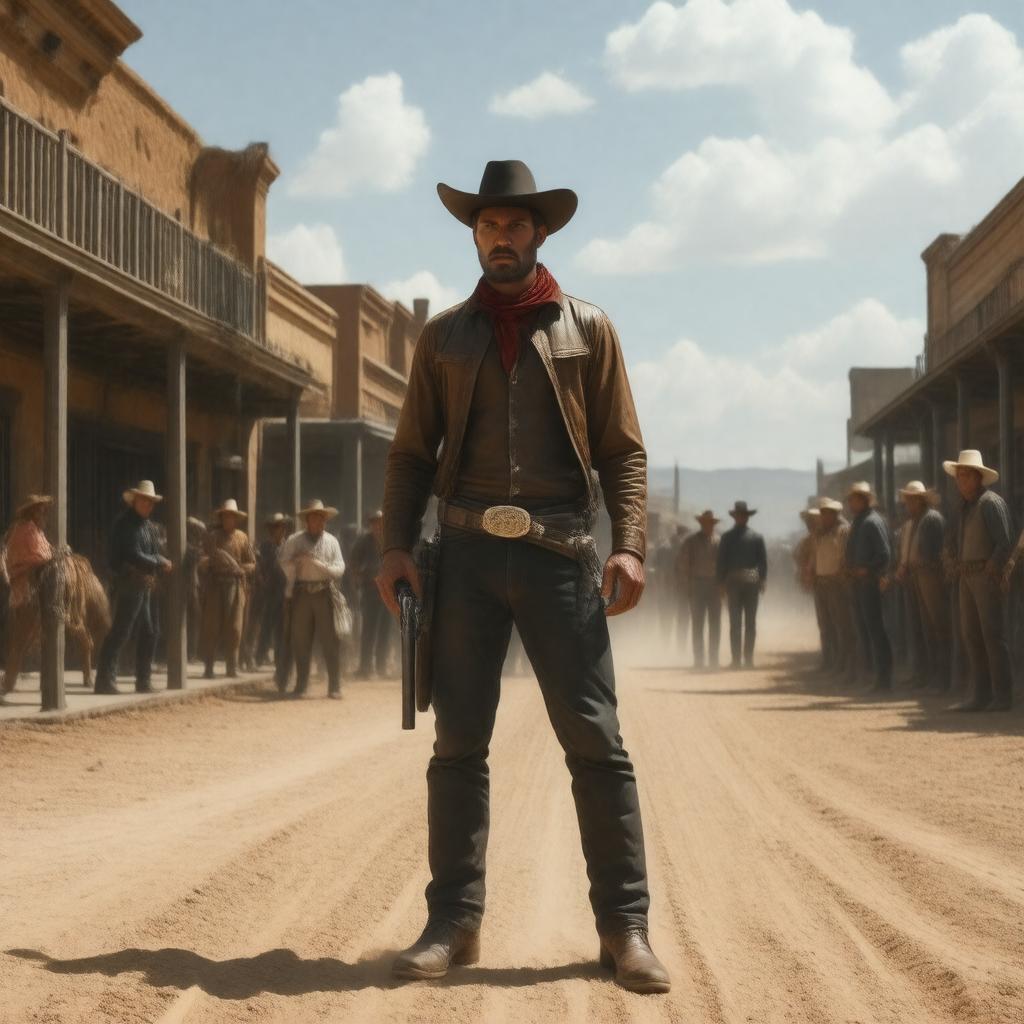 AI-created image of Return of the Gunfighter