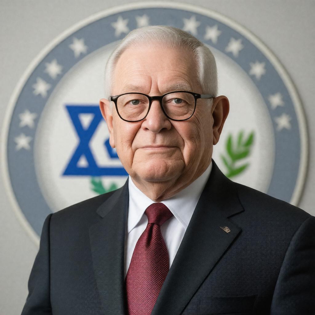 AI-created image of Reuven Rivlin