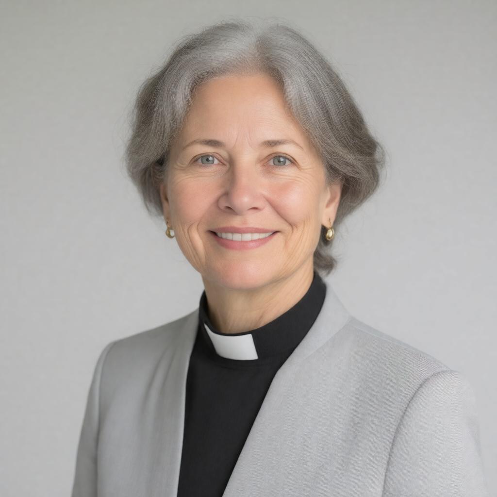 Click to view larger image AI-created image of Rev. Susan Frederick-Gray