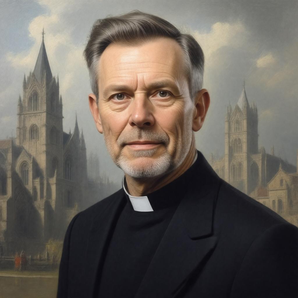 AI-created image of Revd Kenneth Padley