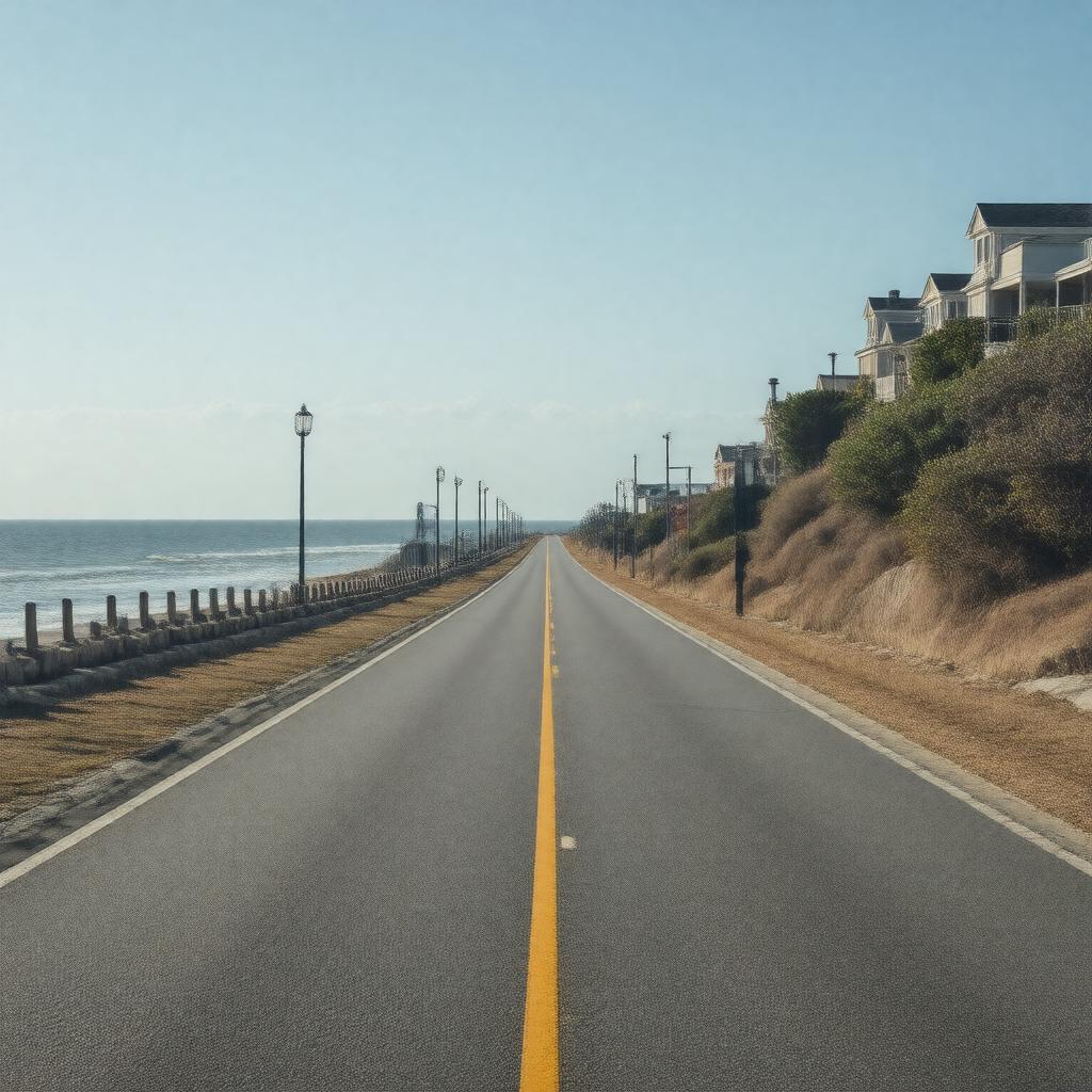 AI-created image of Revere Beach Boulevard