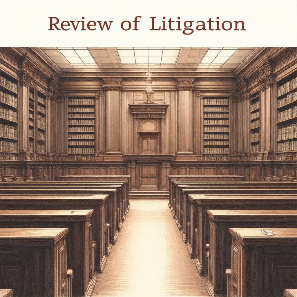 AI-created image of Review of Litigation