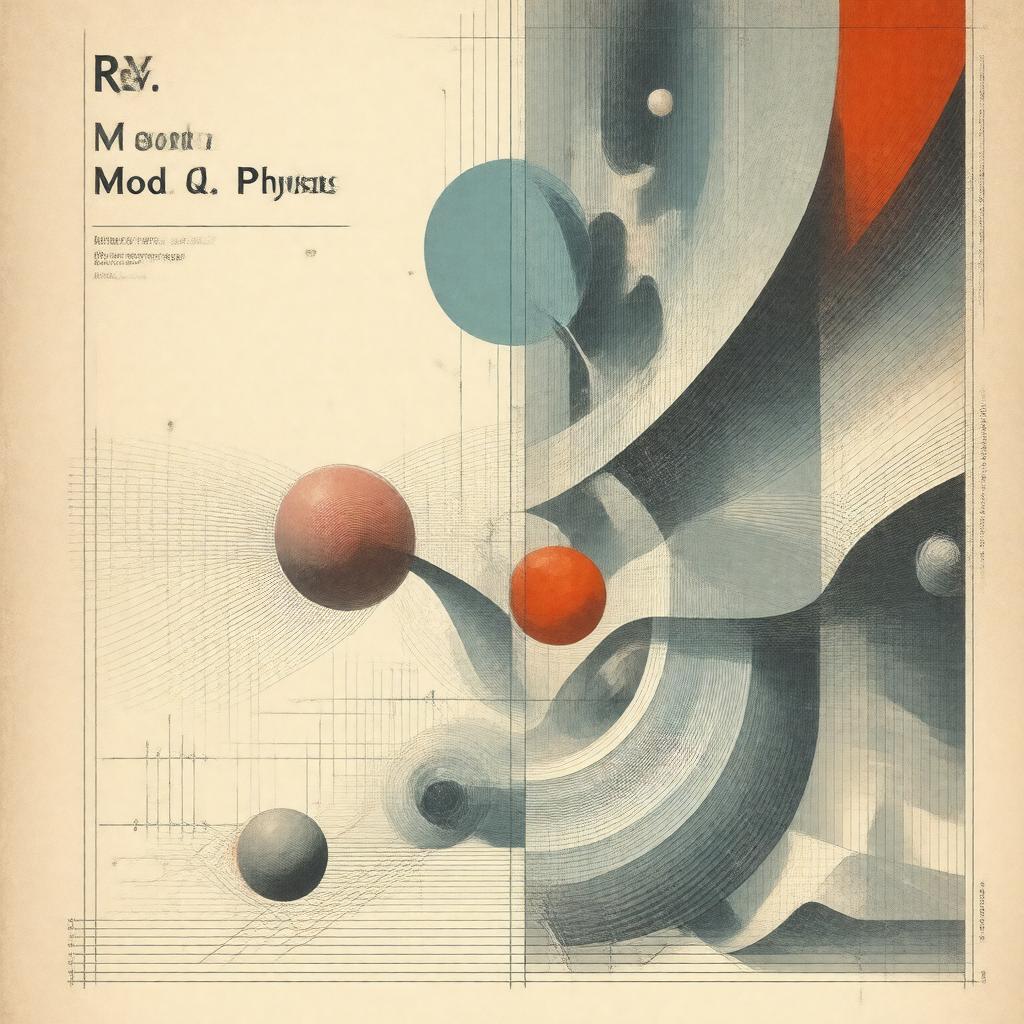 Click to view larger image AI-created image of Reviews of Modern Physics