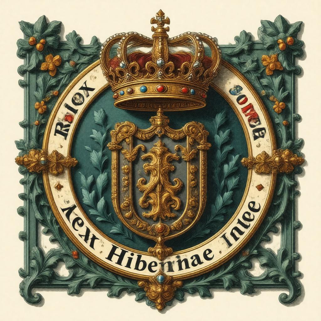 AI-created image of Rex Hiberniae