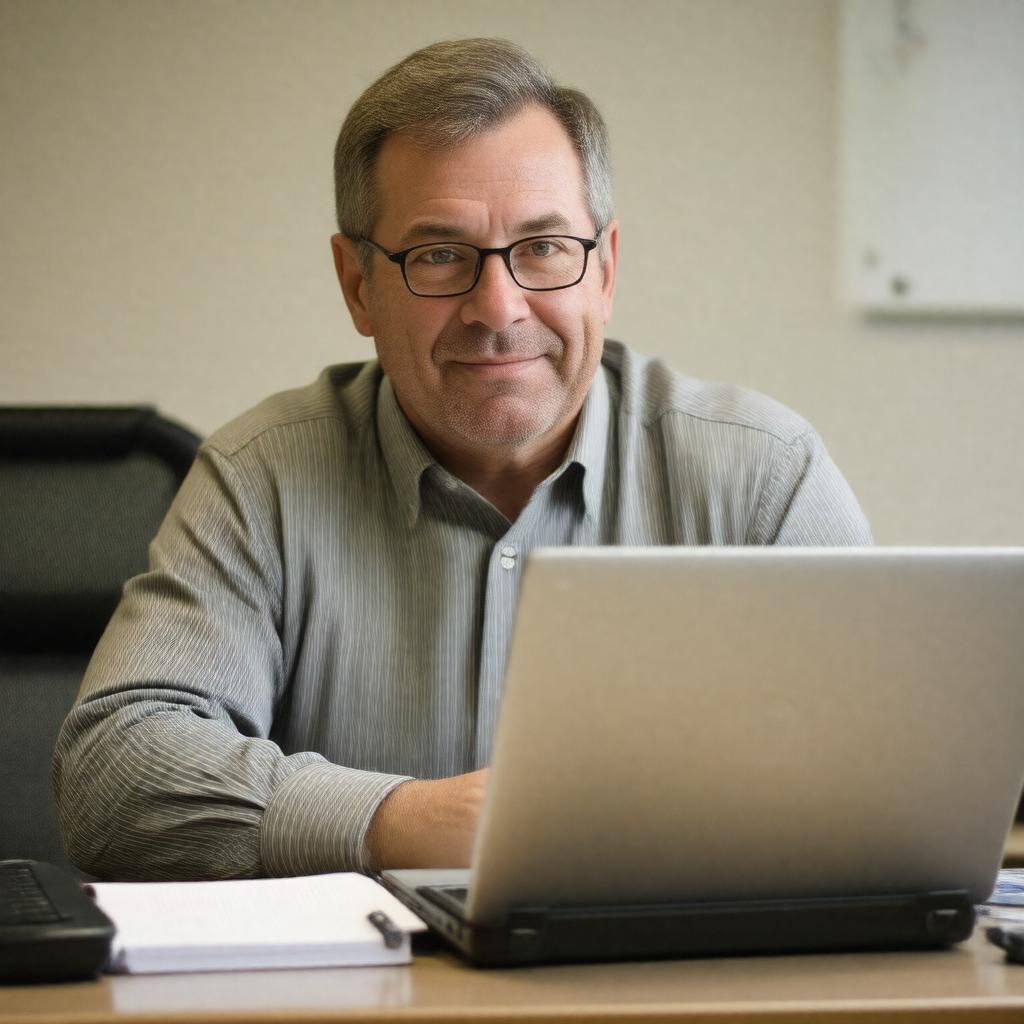 AI-created image of Rex Huppke