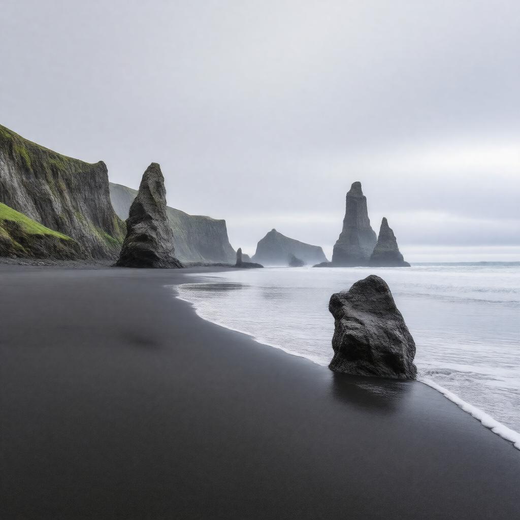 AI-created image of Reynisfjara
