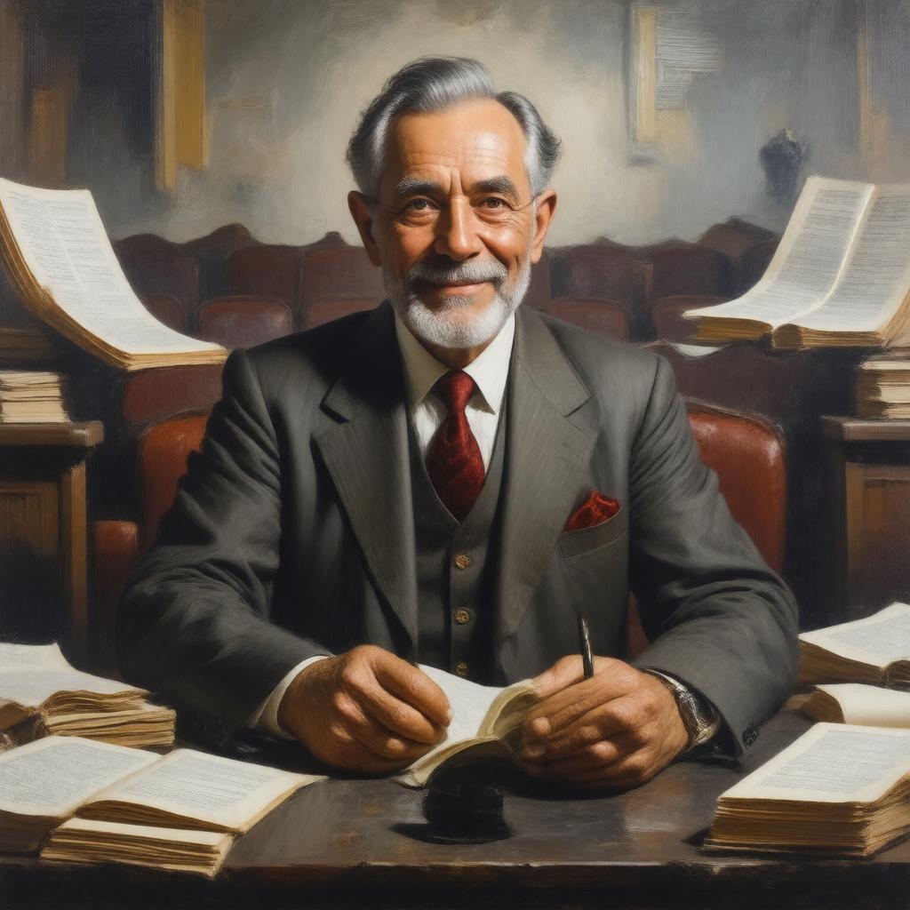 AI-created image of Rezo Gabriadze