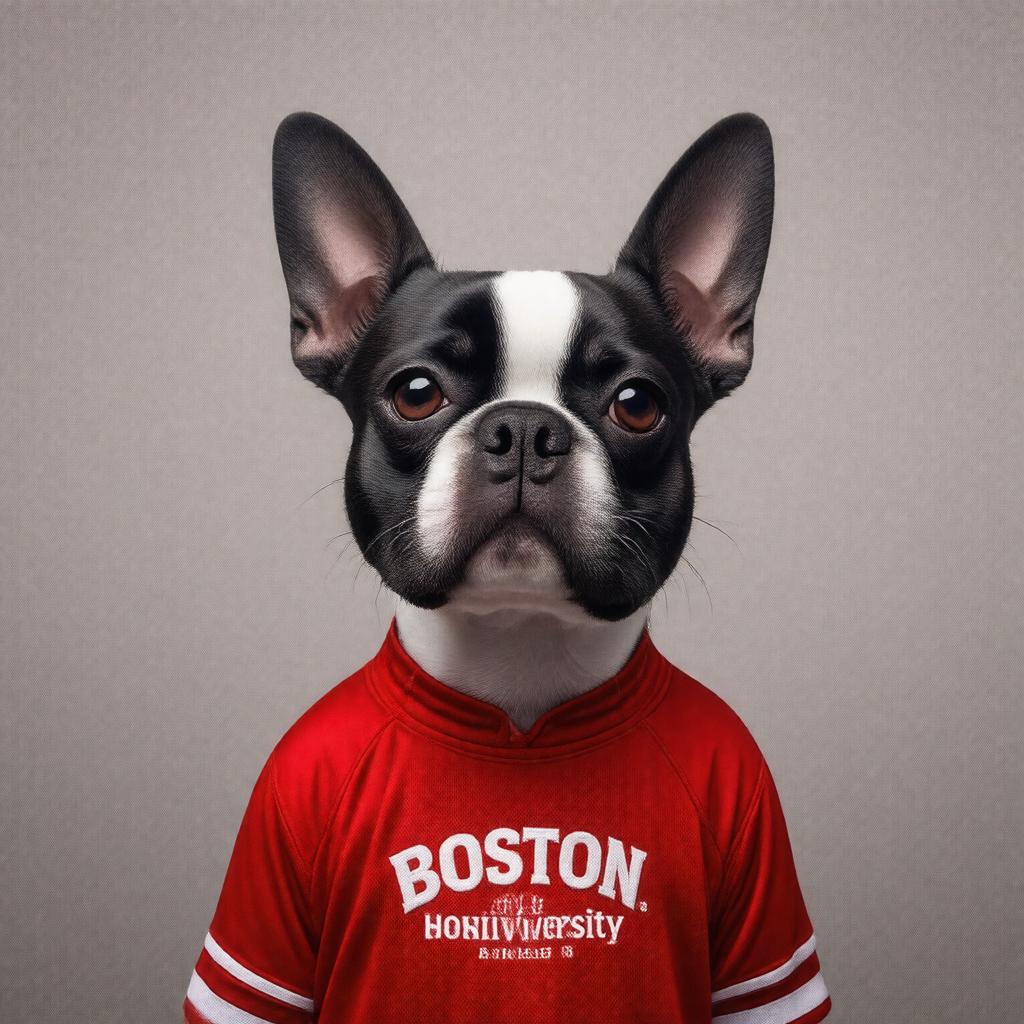 AI-created image of Rhett the Boston Terrier
