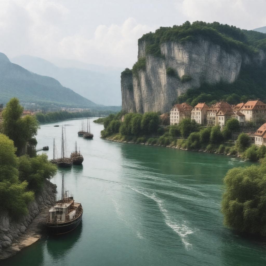 AI-created image of Rhine