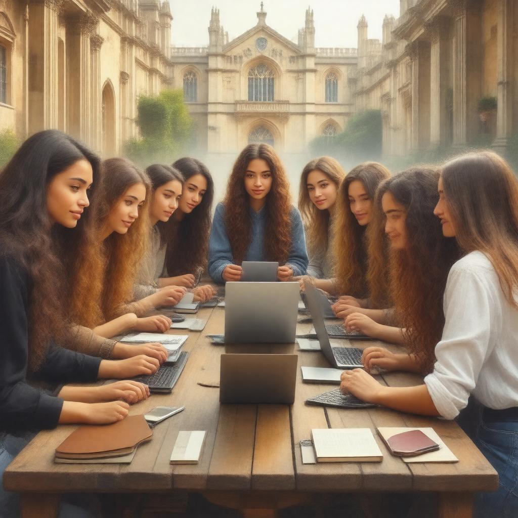 AI-created image of Rhodes Scholars