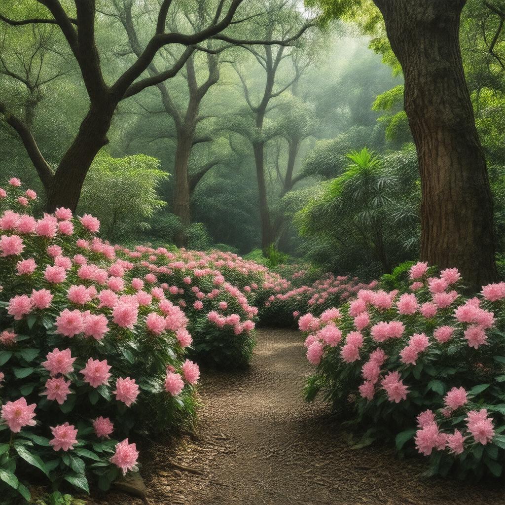 AI-created image of Rhododendron Dell
