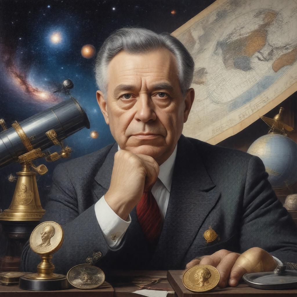 AI-created image of Riccardo Giacconi