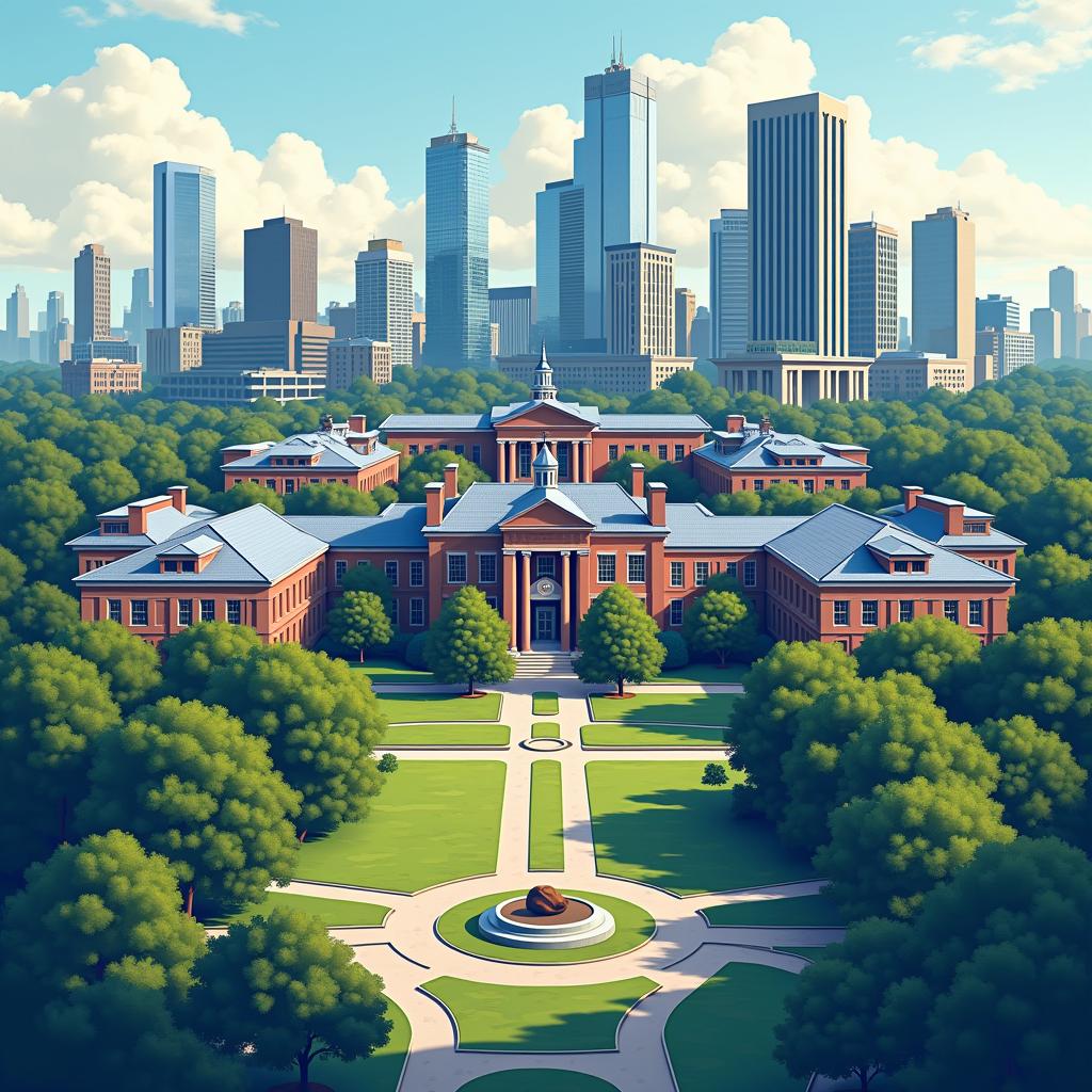 AI-created image of Rice University