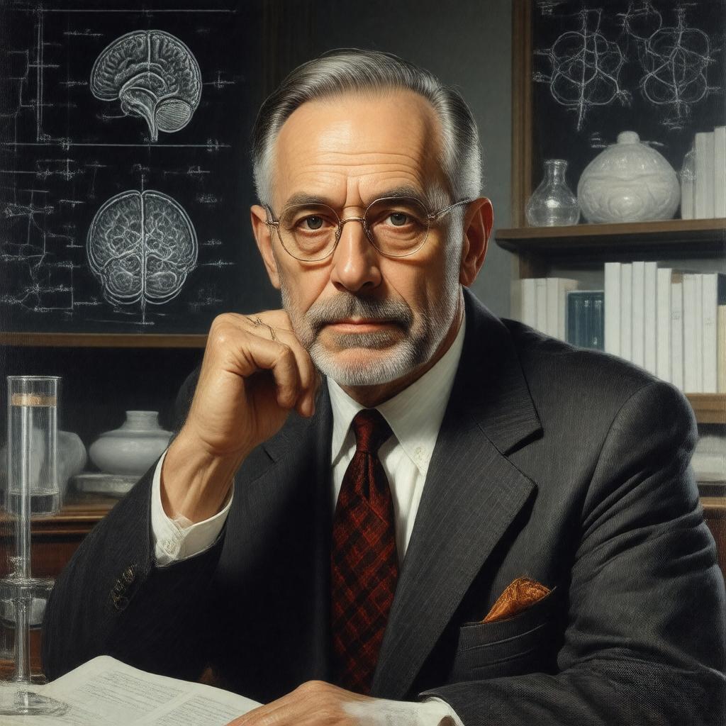 AI-created image of Richard Axel