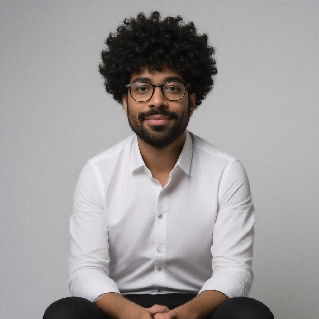 AI-created image of Richard Ayoade