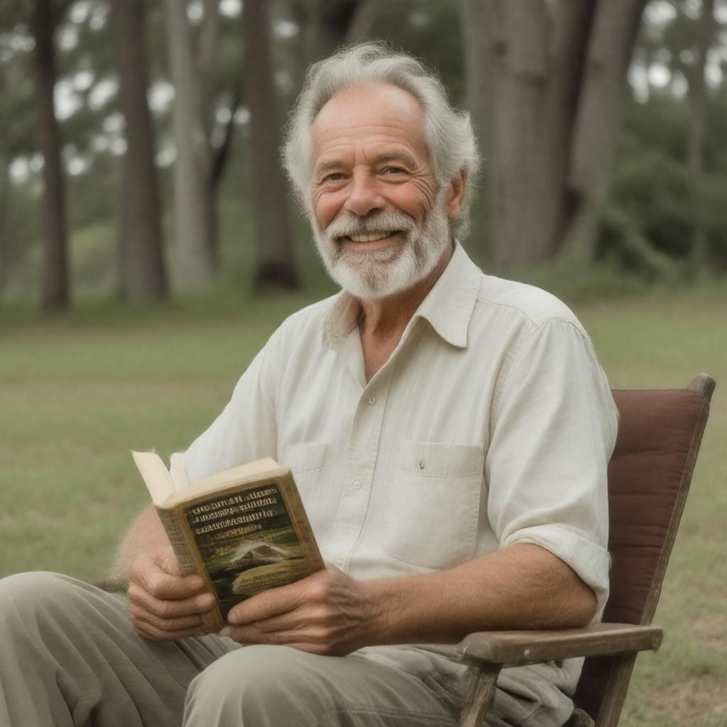 AI-created image of Richard Bach