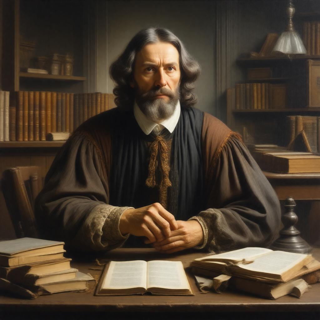 Click to view larger image AI-created image of Richard Baxter