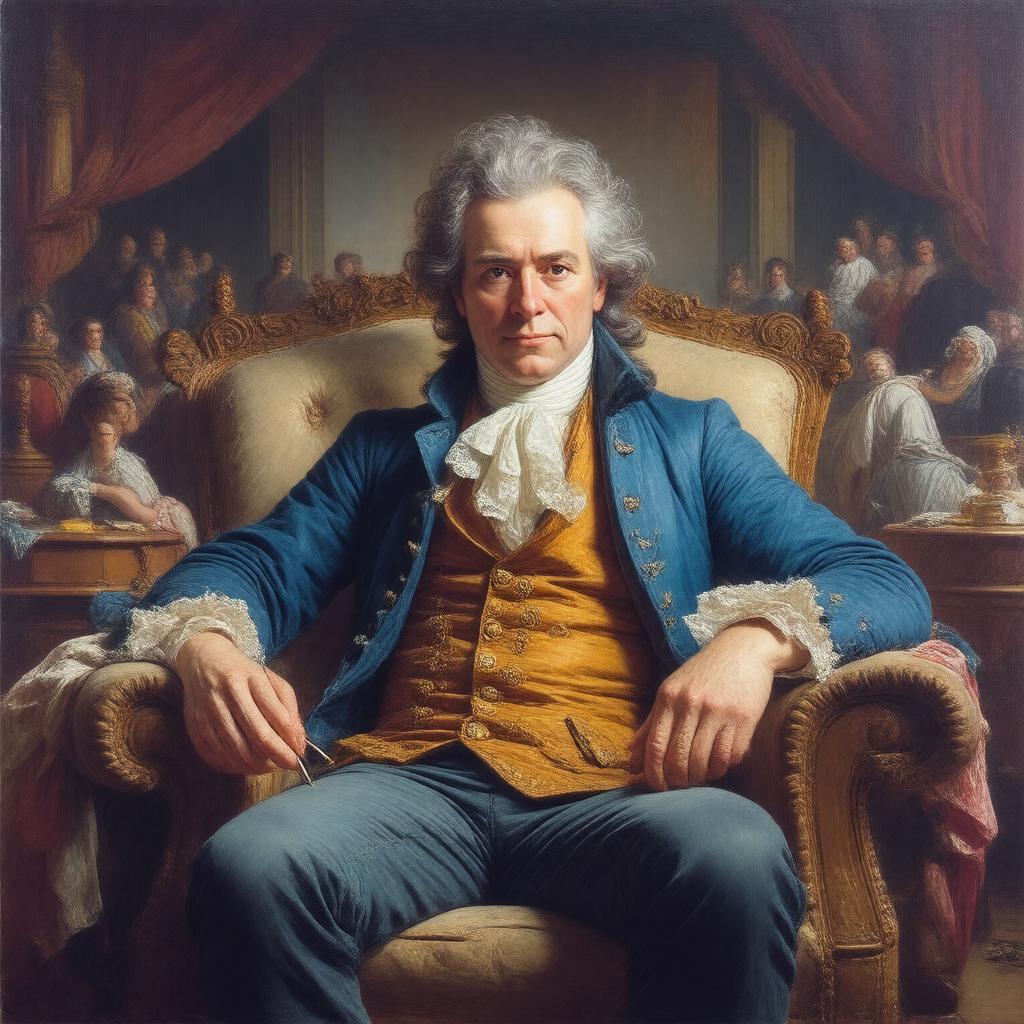 AI-created image of Richard Brinsley Sheridan